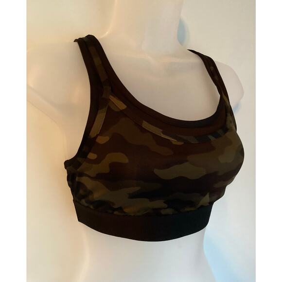 Victoria's Secret PINK Active Sports Bra Medium Camouflage NWOT - Picture 2 of 7